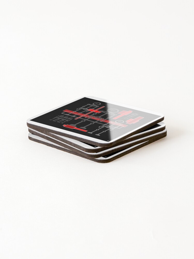 Thumbnail 4 of 5, Coasters (Set of 4), BOTS2 designed and sold by studio6o7.