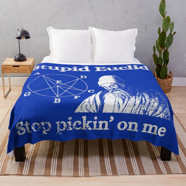 Item preview, Stupid Euclid - white print designed and sold by HeathWayPrints.
