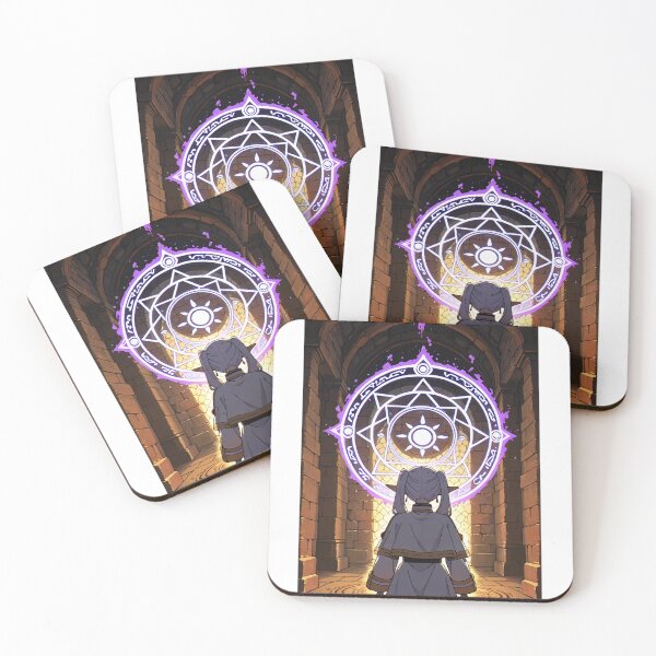 Item preview, Art - Stylized Fantastic Figure, Magical Ritual in an Ancient Crypt designed and sold by AnimeShin.