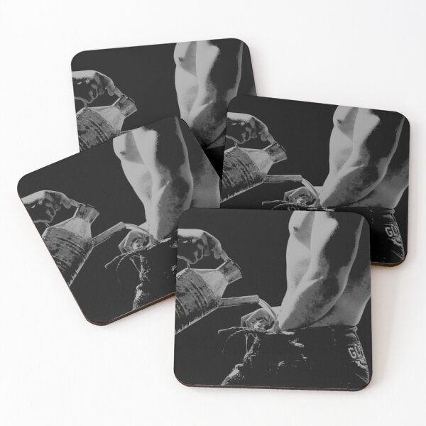 Item preview, Oil Wrestling Ritual Monochrome Artistic Design designed and sold by RahniNM.