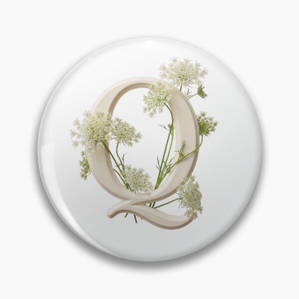 Item preview, Botanical Floral Letter Q Monogram designed and sold by Helenaphotoart.
