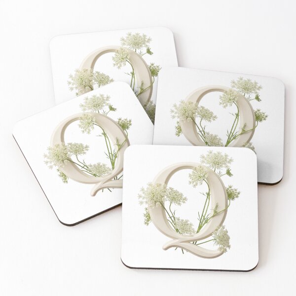 Item preview, Botanical Floral Letter Q Monogram designed and sold by Helenaphotoart.