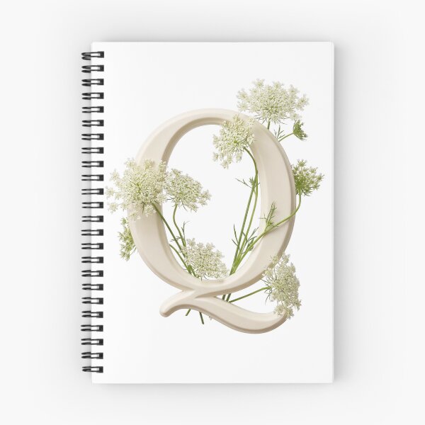 Item preview, Botanical Floral Letter Q Monogram designed and sold by Helenaphotoart.