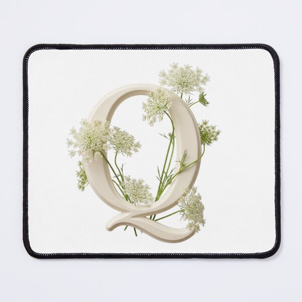 Item preview, Botanical Floral Letter Q Monogram designed and sold by Helenaphotoart.