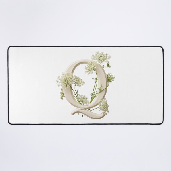 Item preview, Botanical Floral Letter Q Monogram designed and sold by Helenaphotoart.