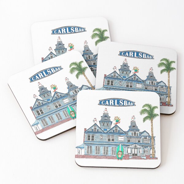 Item preview, Beach City Carlsbad Historic Twin Inns with Skater & Surfer designed and sold by Belknap.
