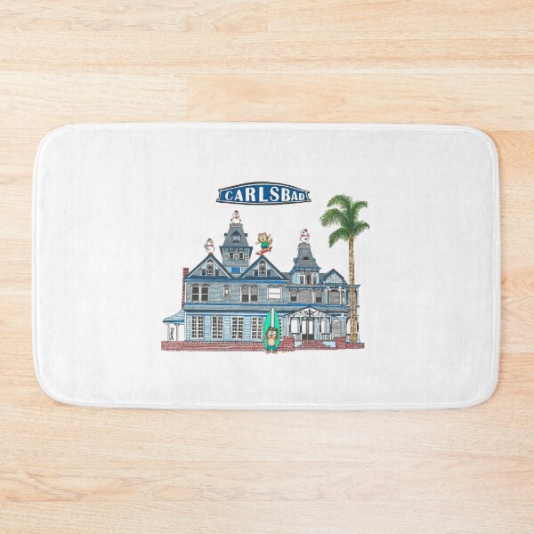 Item preview, Beach City Carlsbad Historic Twin Inns with Skater & Surfer designed and sold by Belknap.