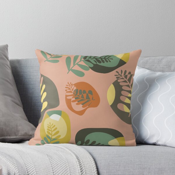 Item preview, Retro Leaf Pattern designed and sold by The Painted Lamb.