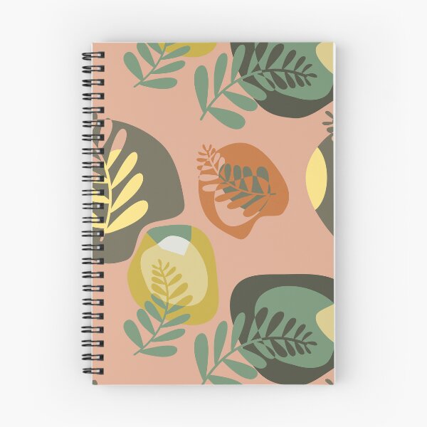 Item preview, Retro Leaf Pattern designed and sold by The Painted Lamb.