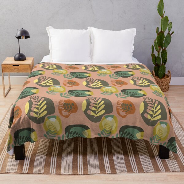 Item preview, Retro Leaf Pattern designed and sold by The Painted Lamb.