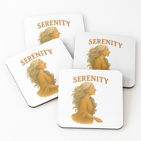 Item preview, Serenity Meditating Woman Boho Line Art designed and sold by BeverlyBooks.