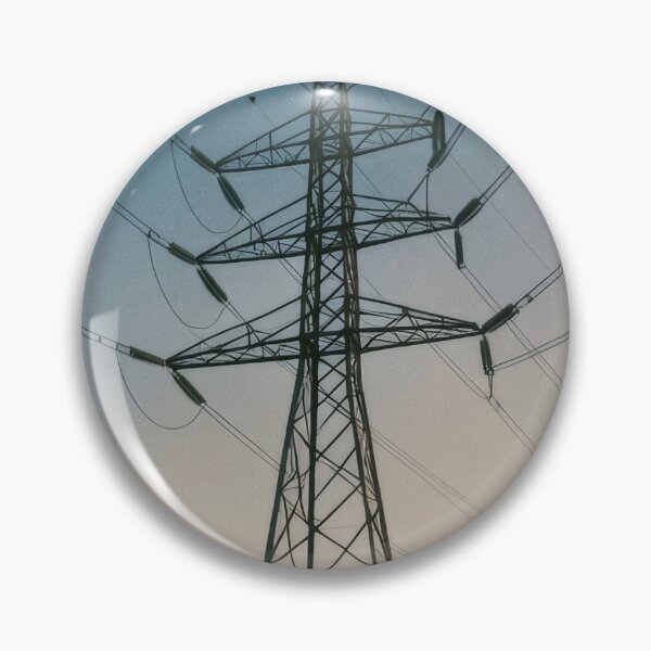 Item preview, Vintage Power Line Silhouette Sunset designed and sold by pinkal.