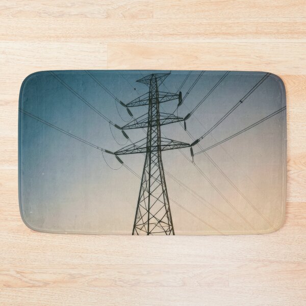 Item preview, Vintage Power Line Silhouette Sunset designed and sold by pinkal.