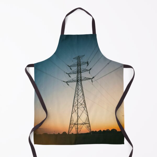 Item preview, Vintage Power Line Silhouette Sunset designed and sold by pinkal.