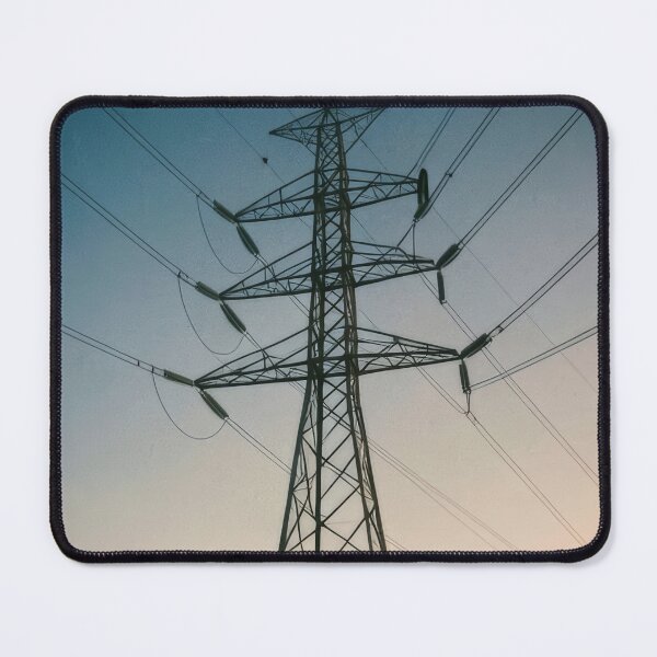 Item preview, Vintage Power Line Silhouette Sunset designed and sold by pinkal.