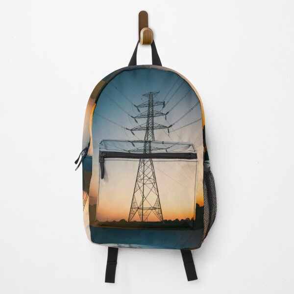 Item preview, Vintage Power Line Silhouette Sunset designed and sold by pinkal.
