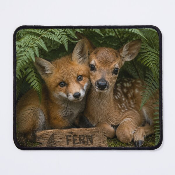 Artikelvorschau, Adorable Fox Fawn Fern Friends Woodland Animals entworfen und verkauft von BagFactoryUK.