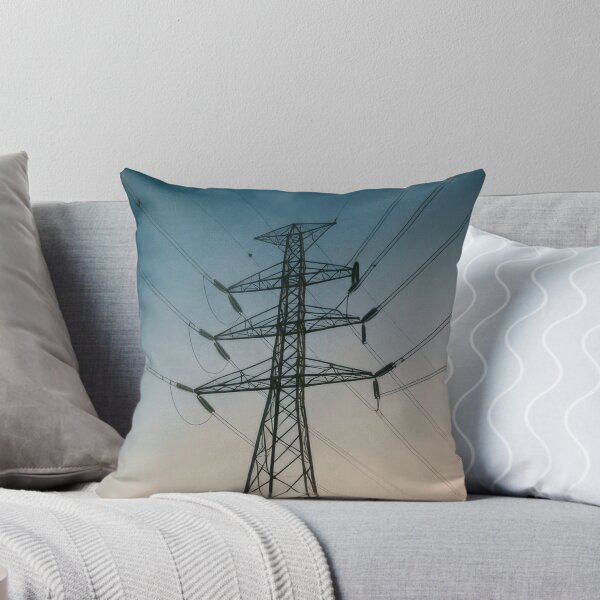 Item preview, Vintage Power Line Silhouette Sunset designed and sold by pinkal.