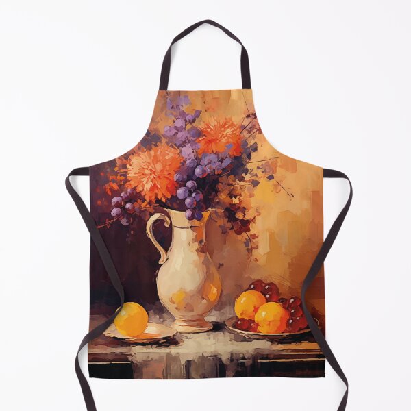 Item preview, Bodegón impresionista con jarra y frutas designed and sold by AniDragonfly.