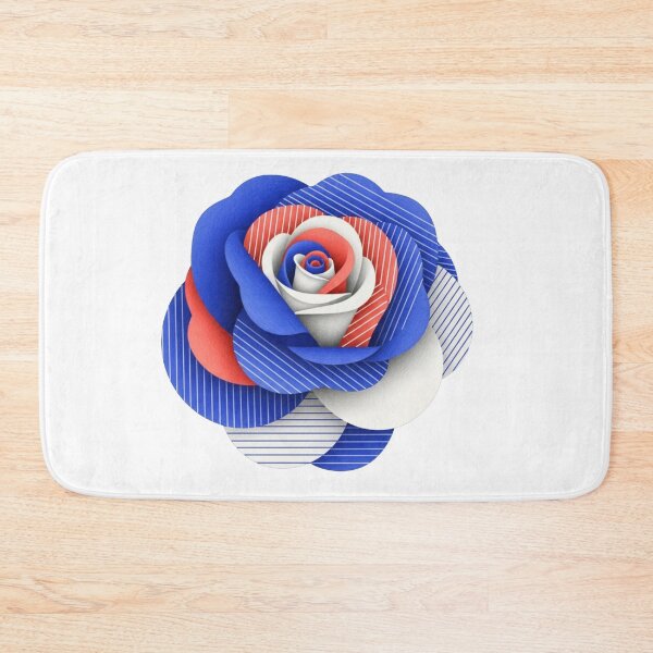 Item preview, Geometric Optical Rose: Flat Vector Line Art designed and sold by Dzblack.