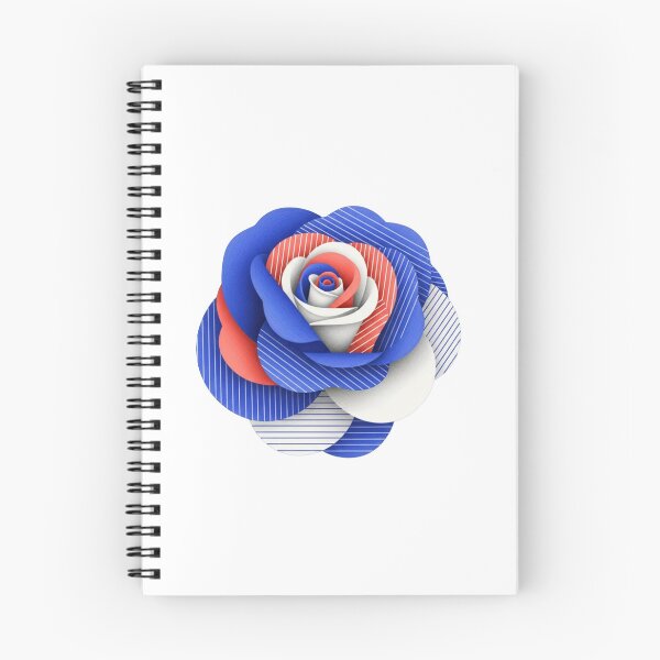 Item preview, Geometric Optical Rose: Flat Vector Line Art designed and sold by Dzblack.