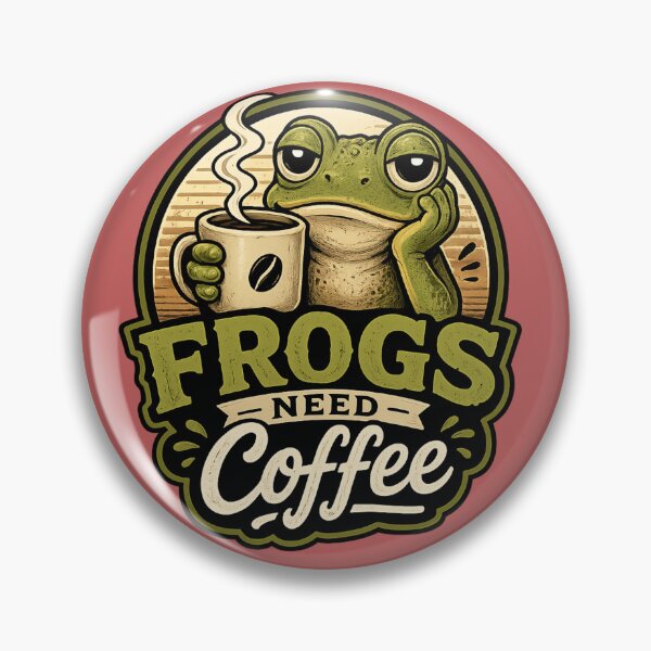 Item preview, frog, coffee, coffee lover, funny animal designed and sold by Aliplus+.