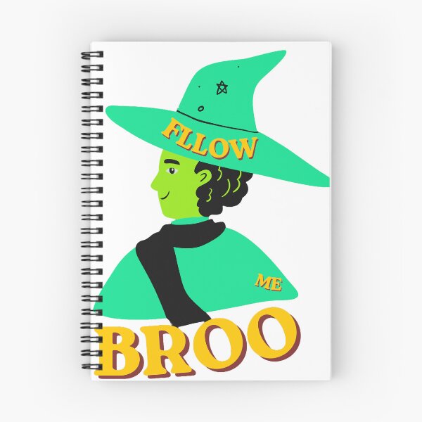 Item preview, Magic Witch FLLOW BROO Typography Design designed and sold by sisterthreein.