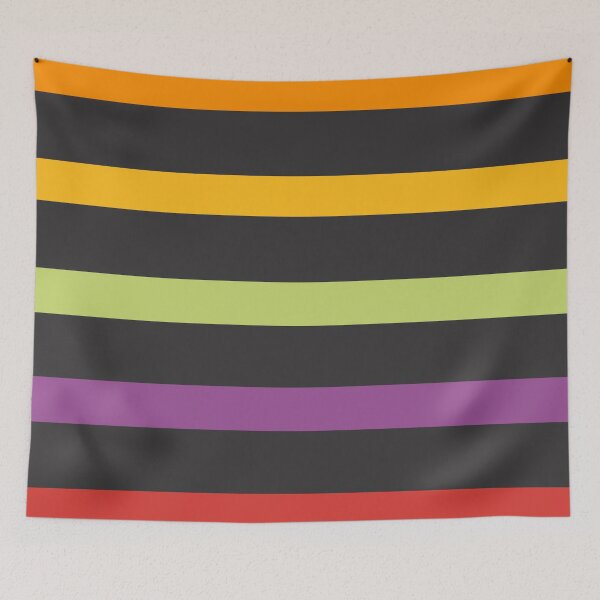 Item preview, Halloween stripes horizontal 1 designed and sold by KmcA-designs.