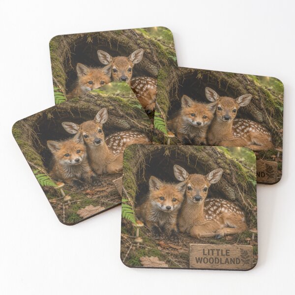 Item preview, Cute Woodland Fox Fawn Baby Animals Forest designed and sold by BagFactoryUK.