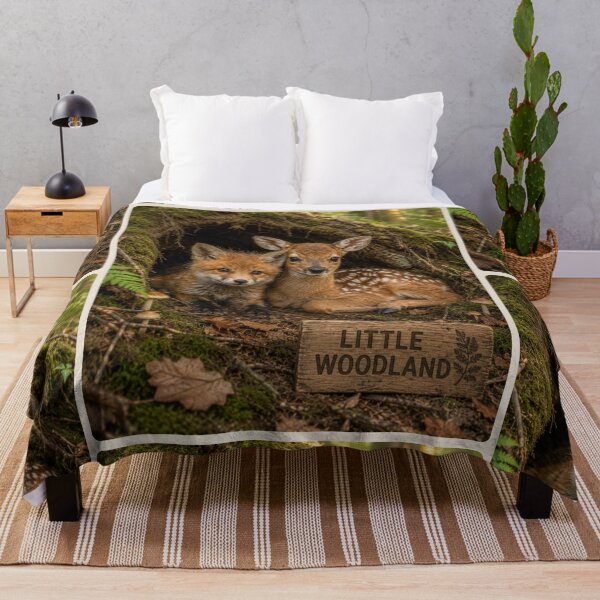 Item preview, Cute Woodland Fox Fawn Baby Animals Forest designed and sold by BagFactoryUK.