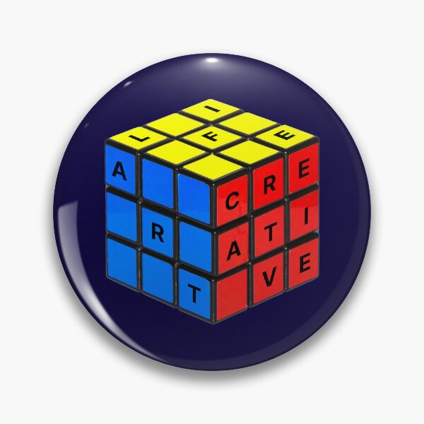 Item preview, A R T • L I F E • C R E A T I V E: Rubik's Cube Letter Design designed and sold by CreativeArtistL.