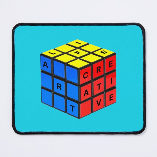 Item preview, A R T • L I F E • C R E A T I V E: Rubik's Cube Letter Design designed and sold by CreativeArtistL.