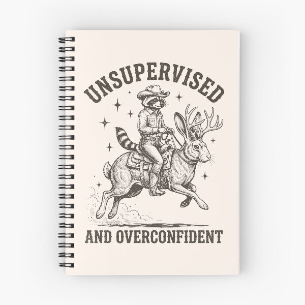 Item preview, Jackalope Cowboy Raccoon Unsupervised And Overconfident Western  designed and sold by Y-Vibes.