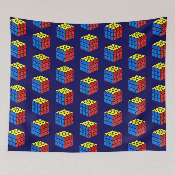 Item preview, A R T • L I F E • C R E A T I V E: Rubik's Cube Letter Design designed and sold by CreativeArtistL.