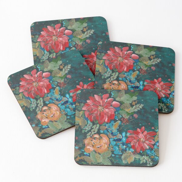 Item preview, Red Dahlia Botanical Wall Art by Nicole Giger designed and sold by NicoleGiger.Studio.