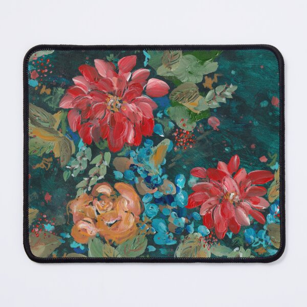 Item preview, Red Dahlia Botanical Wall Art by Nicole Giger designed and sold by NicoleGiger.Studio.