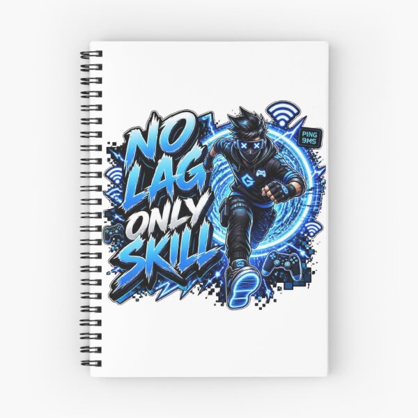 Item preview, NO LAG ONLY SKILL | Cyber Gaming Streetwear Graphic Sticker designed and sold by Stylestickers55.