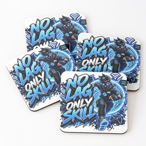 Item preview, NO LAG ONLY SKILL | Cyber Gaming Streetwear Graphic Sticker designed and sold by Stylestickers55.