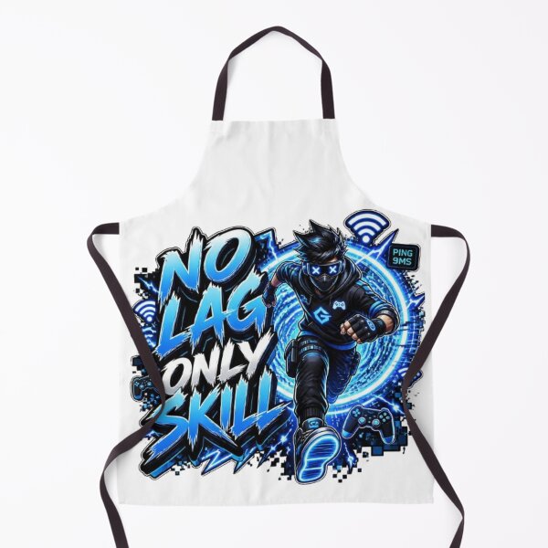 Item preview, NO LAG ONLY SKILL | Cyber Gaming Streetwear Graphic Sticker designed and sold by Stylestickers55.
