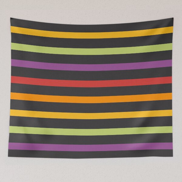 Item preview, Halloween stripes horizontal 2 designed and sold by KmcA-designs.