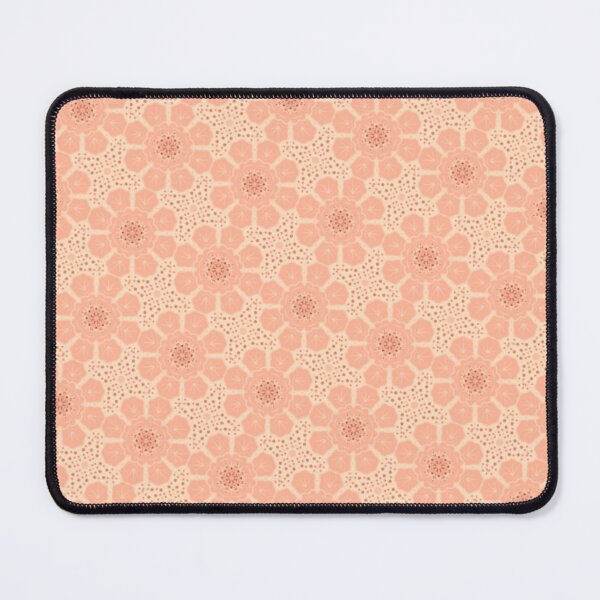 Item preview, Pastel Apricot Poppy Pattern designed and sold by Shy Fractal Designs.