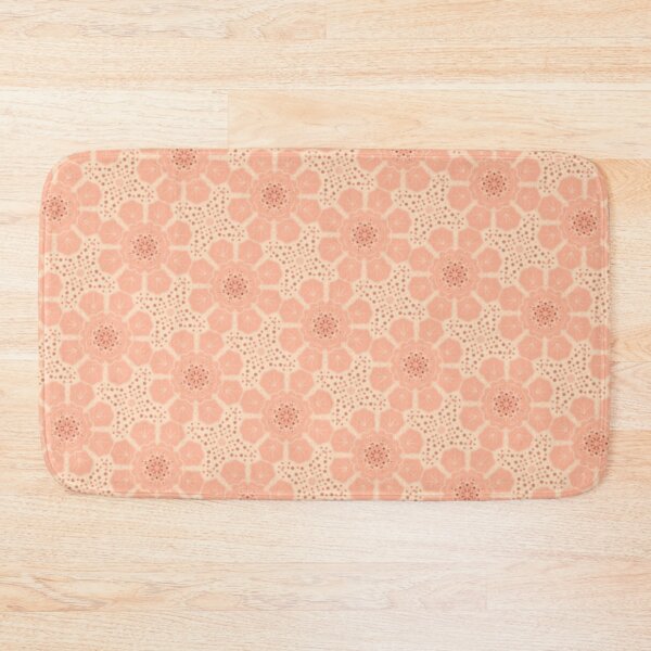 Item preview, Pastel Apricot Poppy Pattern designed and sold by Shy Fractal Designs.