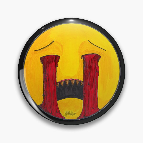 Item preview, Crying Face Scar-E-Moji Horror Art designed and sold by Grimmlar.