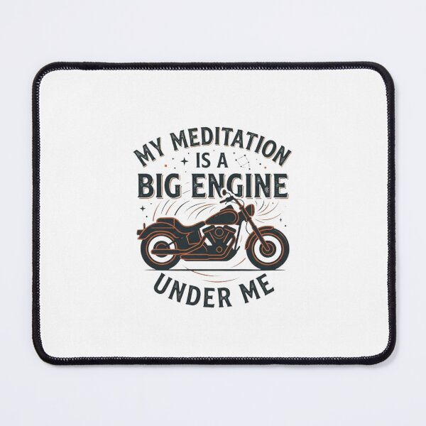 Item preview, Meditation is a Big Engine Under Me AI designed and sold by Tracy & Veda.