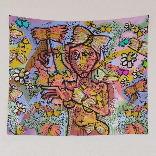 Item preview, THE BUTTERFLY GIRL designed and sold by supernikol.