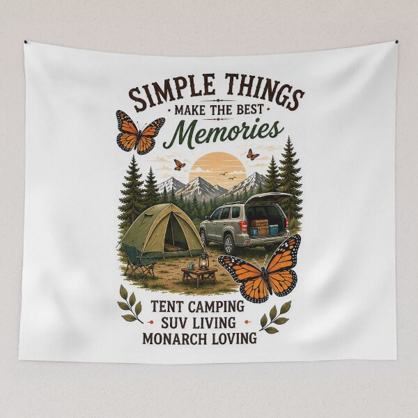 Item preview, Monarch Camper - Simple Things Make the Best Memories (#0304C002 ) designed and sold by SarVonne Serenity Moments.