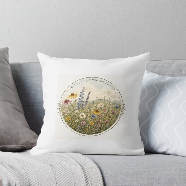 Item preview, Wildflower Meadow Botanical Nature Design designed and sold by NestDesigns1.