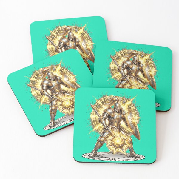 Item preview, Epic Golden Knight Holy Light Paladin designed and sold by Utopian-Magic.