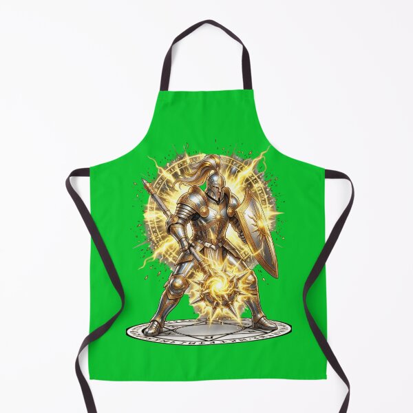 Item preview, Epic Golden Knight Holy Light Paladin designed and sold by Utopian-Magic.
