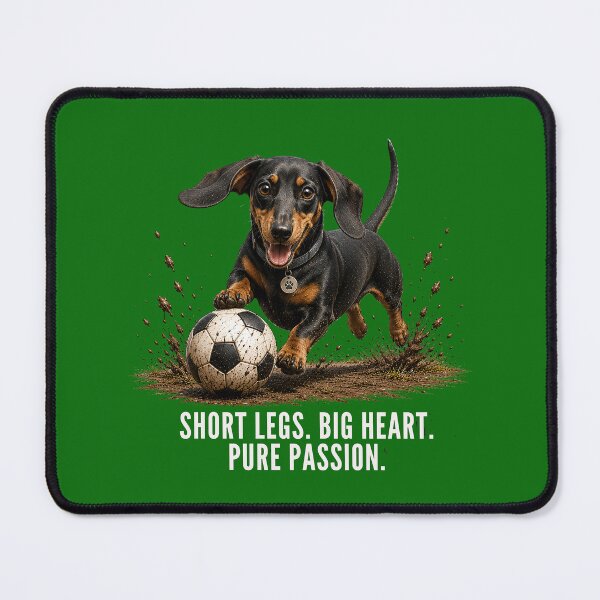 Item preview, Dachshund soccer player – Soccer Dog Illustration designed and sold by PAPIRO SIGLO XXI.